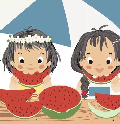 美女吃瓜壁纸动漫图片,动漫美女的甜蜜诱惑