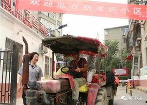 瓜农请环卫吃瓜